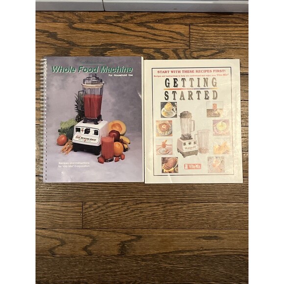 VITA-MIX Recipes and Instructions For Household Use Book Guide Lot of 2 - Picture 1 of 7